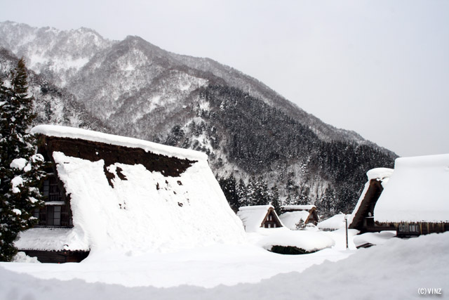 雪景色 雪国 世界遺産 富山県 南砺市 五箇山 菅沼 合掌造り集落 雪景色 雪国 世界遺産 富山県 南砺市 五箇山 菅沼 合掌造り集落
